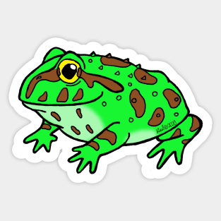 Pacman Frog Sticker